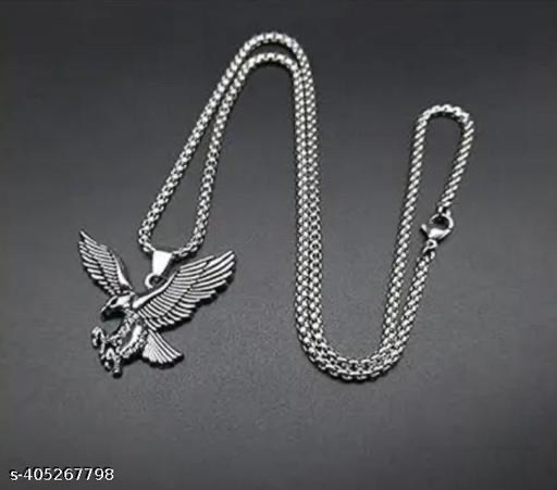 Name: Oscar Enterprises Mens necklace Exclusive necklace For Mens And Boys -07
Base Metal: Stainless Steel
Plating: Silver Plated
Stone Type: No Stone
Sizing: Adjustable
Type: Necklace
Net Quantity (N): 1
Sizes:Free Size
Never allow your fashion jewellery