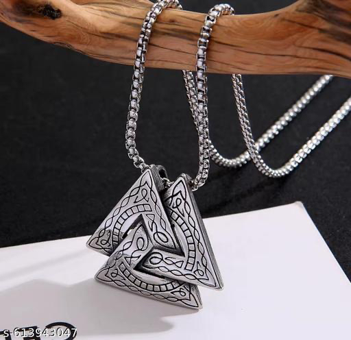 Name: Stainless steel Necklace Pendant Chain | Gift for Him | Fashion Chain for Boys and Men 
Base Metal: Stainless Steel
Plating: Oxidised Silver
Stone Type: No Stone
Sizing: Non-Adjustable
Type: Necklace
Net Quantity (N): 1
Sizes:Free Size
Country of Or