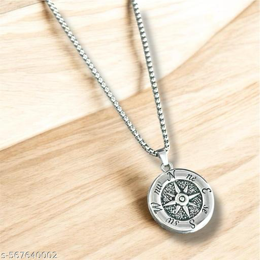 Name: Compass Necklace Pendant Chain | Boys Fashion Chain | Men's Fashion Necklace Chain | Gift for Him |
Base Metal: Alloy
Plating: Silver Plated
Stone Type: No Stone
Sizing: Non-Adjustable
Type: Necklace
Net Quantity (N): 1
Sizes:Free Size
Country of Or